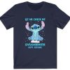 Nope Stitch Let Me Check My Giveashitometer Nope Nothing t shirt qn