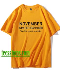 November Birthdaay Shirt XX