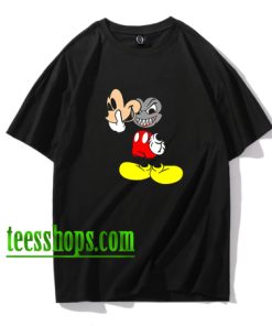 Scary Evil Mickey Mouse Mask T Shirt XX