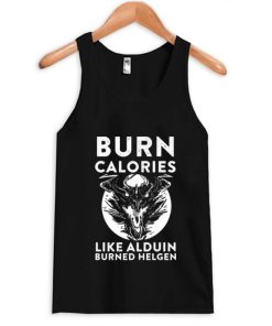 Skyrim Burn Calories Like Alduin Burned Helgen tanktop XX