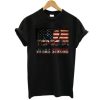 Vegas Strong American Heart Flag t shirt qn