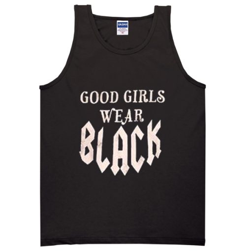 good girls wear black Adult tank top XX