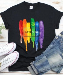 love wins rainbow shirt qn