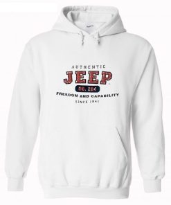 Authentic Jeep White Hoodie XX