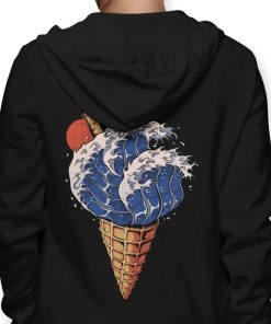 Kanagawa Ice Cream - Hoodie back XX