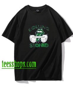 Rolling Stones Marijuana Parody T Shirt XX