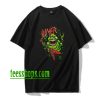 Slimer Slayer Ghost In A Rock Band Parody Ghostbusters Black T Shirt XX