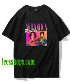 Winona Ryder T Shirt Black XX