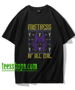 Disney Villains Maleficent Ugly Christmas Sweater Style T-Shirt XX