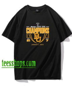 Baylor Bears Fanatics Branded 2022 Sugar Bowl Champions Score T-Shirt xx