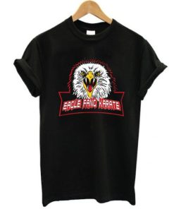 Cobra Kai Eagle Fang Karate Logo t shirt AA