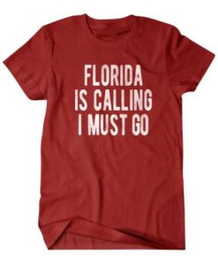 Florida is calling I must go tshirt AA