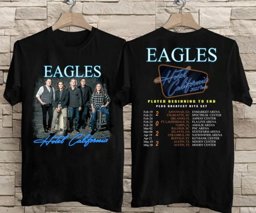 HOT 2022 Eagles Hotel California Tour T-Shirt AA