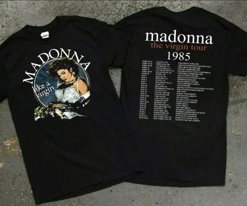 HOT Vintage Madonna Like A Virgin T-Shirt AA