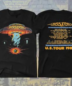 Rare Vintage 1987 Boston Rock Band Concert Tour T-Shirt AA