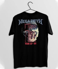 Vintage 1987 Megadeth Peace Sells Tour T-Shirt AA back