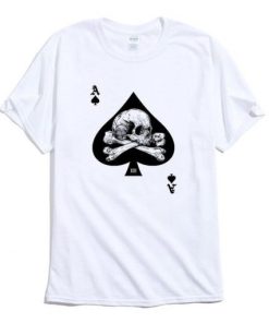 Ace of Spades Skull Poker Tee AA