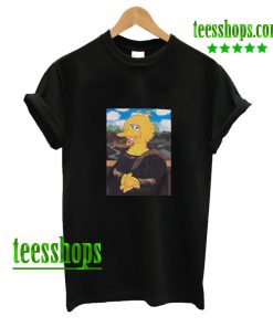 Big Bird Sesame Street Monalisa T-Shirt AA