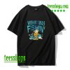 Wishin’ I Was Fishin’ Vintage 70s Garfield Fishing T-Shirt AA