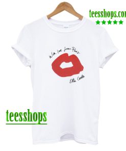 With Love From Paris Lips T Shirt AA