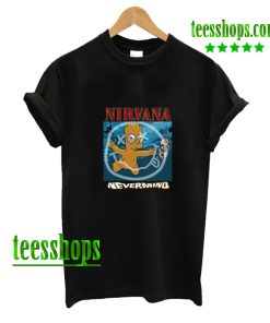 Bart Simpson Nirvana Nevermind T-shirt AA