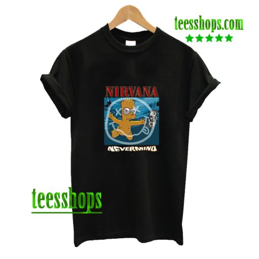 Bart Simpson Nirvana Nevermind T-shirt AA