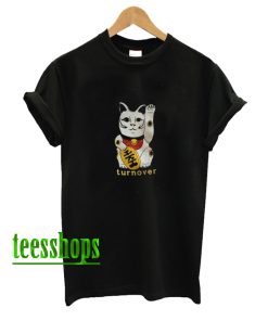 Turnover Lucky Cat T Shirt AA