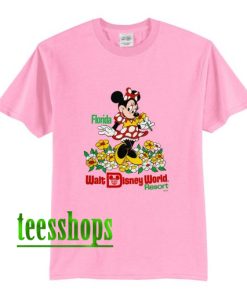 Vintage 80S Disney World Florida T Shirt AA