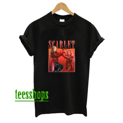 Vintage Scarlet Witch Wanda Maximoff T Shirt AA
