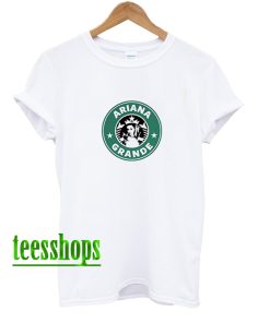 Ariana Grande Starbucks Logo T Shirt AA