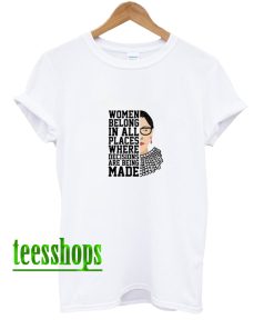 Notorious RBG Ruth Bader Ginsburg T-Shirt AA