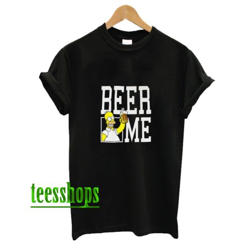 The Simpsons Homer Beer Me T Shirt AA