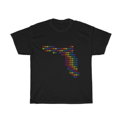 Gay Florida Map Tee AA