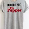 Blood Type Dr Pepper T-shirt AA