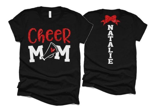 Cheer Mom Shirt twoside AA