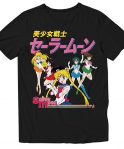 Sailor Moon Scouts Kanji T-Shirt AA