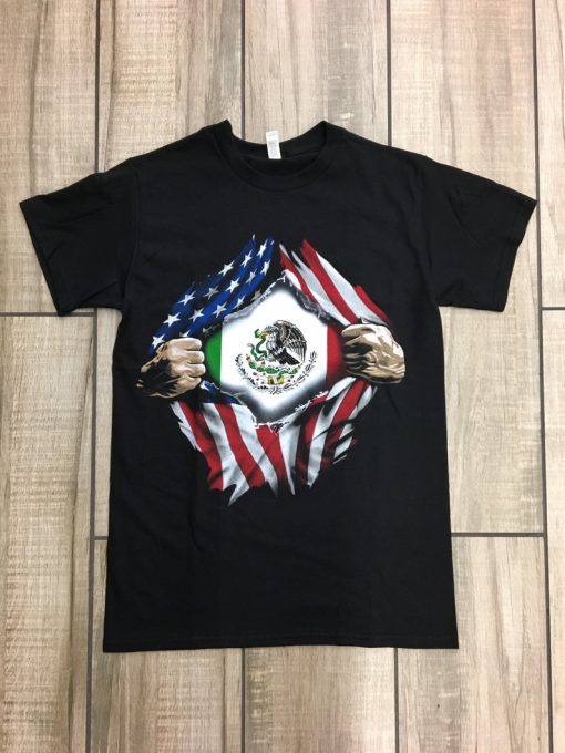 Super Mexican American T Shirt AA
