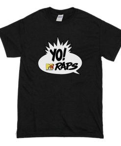 YO MTV RAPS Logo T-shirt AA