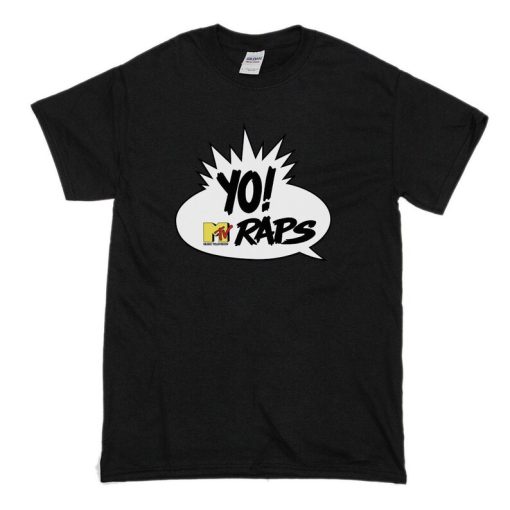 YO MTV RAPS Logo T-shirt AA