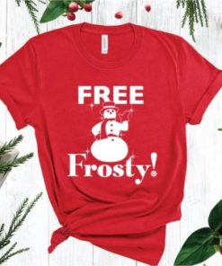 Free Frosty Christmas tshirt AA