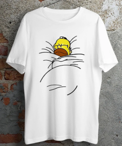 Homer Simpson Sleeping tshirt AA