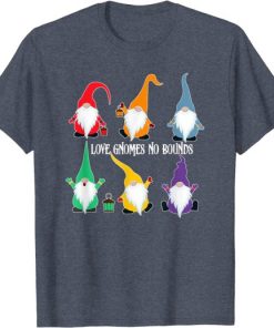 Love Gnomes No Bounds LGBT Pride T-Shirt AA