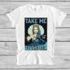 Mermaid Nautical Vintage Tale Me To The Sea Poster T-Shirt AA