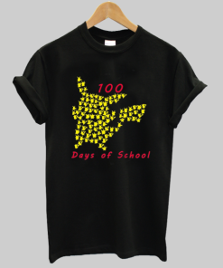 Pokemon Pikachu 100 day of school shirt AA