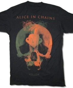 Alice in Chains Fetal Hollow 2015 Tour Black T Shirt AA