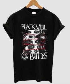 Black Veil Brides BVB 5 face eyes T Shirt AA