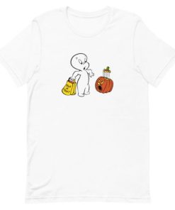 Casper The Friendly Ghost Pumpkin Short-Sleeve Unisex T-Shirt AA