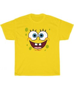 Funny Spongebob Squarepants Face T-Shirt AA