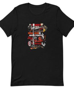Halloween Chucky Jason Voorhees Leatherface Michael Myers Short-Sleeve Unisex T-Shirt AA