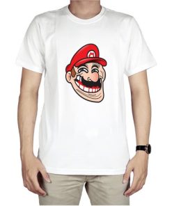 Mario Troll Face T Shirt AA